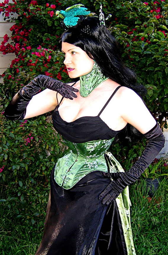 green doll